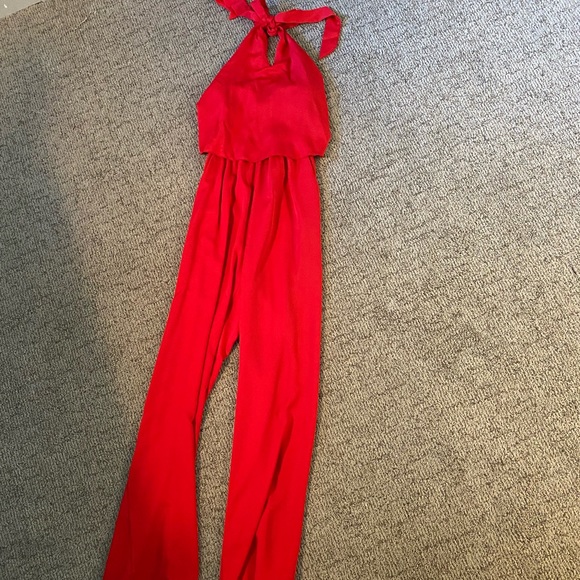Red Jumpsuit Size S - Picture 2 of 3